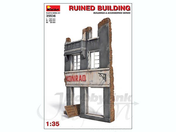 MiniArt 1/35 Ruined Building | 4820041101490