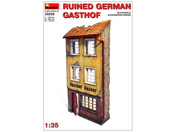MiniArt 1/35 Ruined German Gasthof | 4820041101551