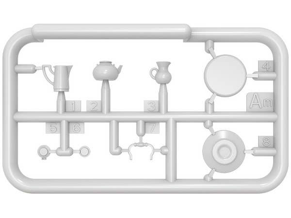MiniArt 1/35 Household Crockery & Glass Set | 4820183310613