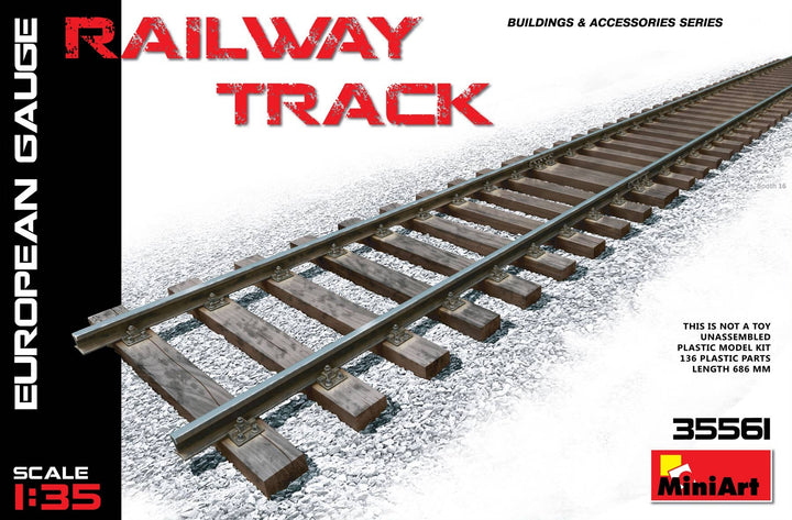 MiniArt Railway Track (European Gauge) (1/35) | 4820183310453