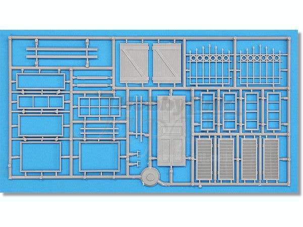 MiniArt Ruined German Houses w/ Base (1/35) | 4820041101537