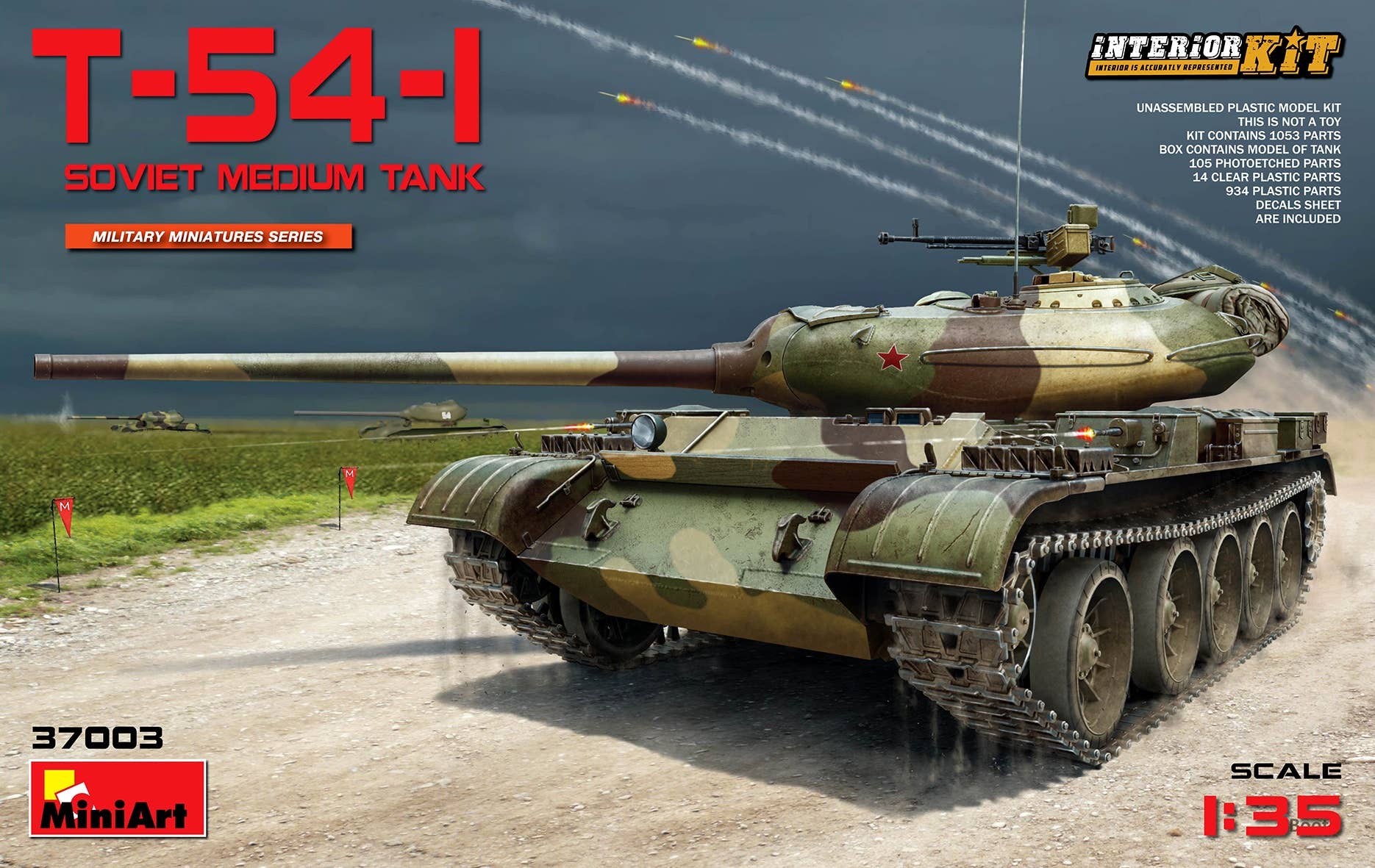 MiniArt T-54-1 Soviet Medium Tank Interior Kit (1/35) | 4820183310552