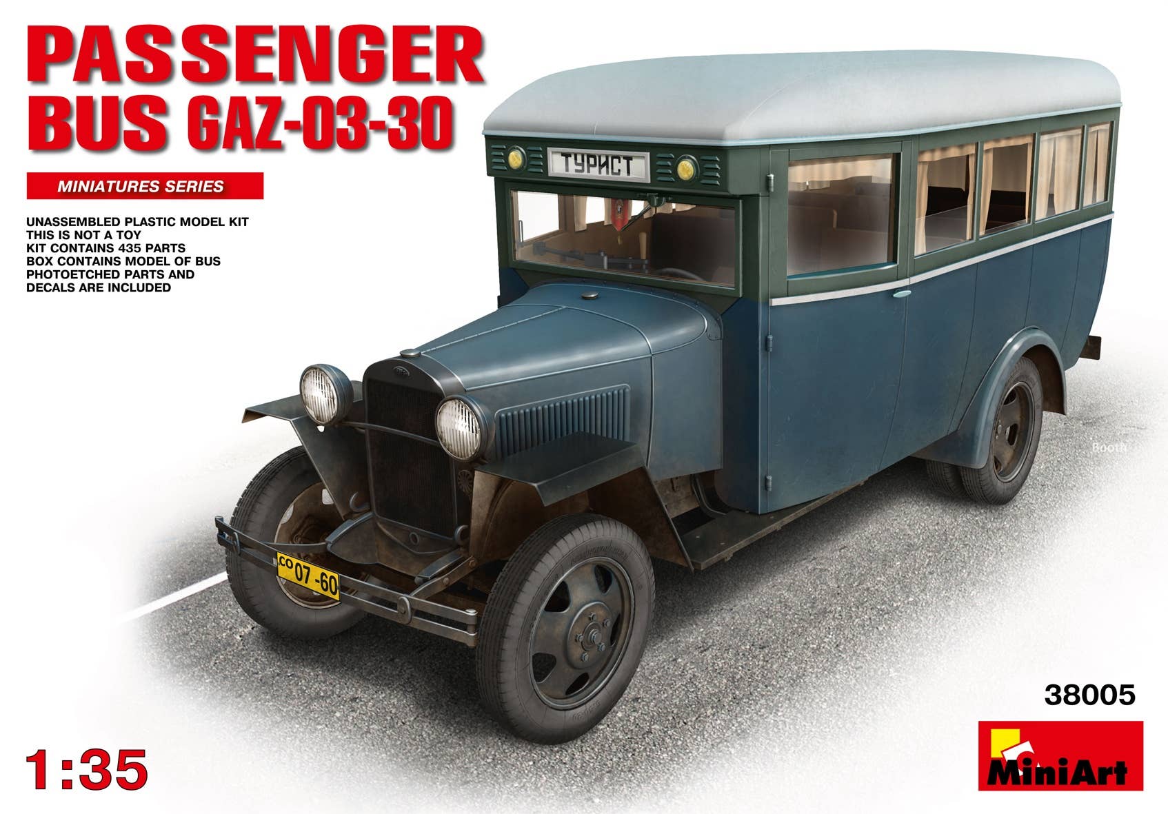 MiniArt 1/35 Passenger Bus GAZ-03-30 | 4820183310231