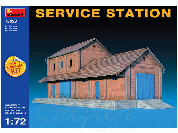 Miniart [72028] 1/72 Service Station | 4820041102787