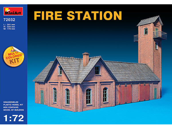 Miniart [72032] 1/72 Fire Station | 4820041103043
