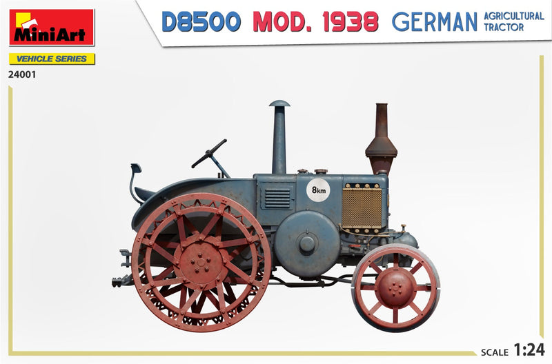 MiniArt 1/24 German Agricultural Tractor D8500 Mod. 1938
