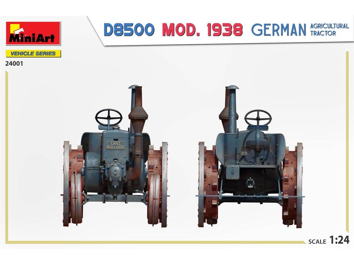MiniArt 1/24 German Agricultural Tractor D8500 Mod. 1938 | 5905090346494