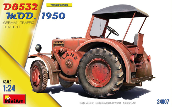 MiniArt 1/24 German Traffic Tractor D8532  Mod.1950 | 5905090346623