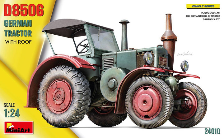 MiniArt 1/24 German Tractor D8506 w/Roof | 5905090346746