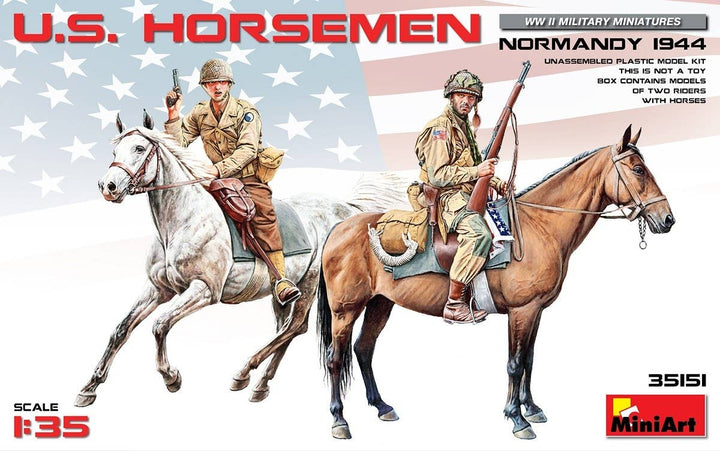 Miniart [35151] 1/35 U.S. Horsemen. Normandy 1944 | 4820183310101