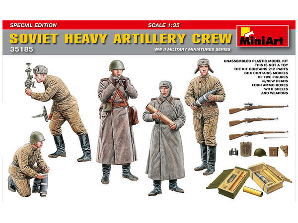 MiniArt 1/35 Soviet Heavy Artillery Crew.Special Edition | 4820183310071
