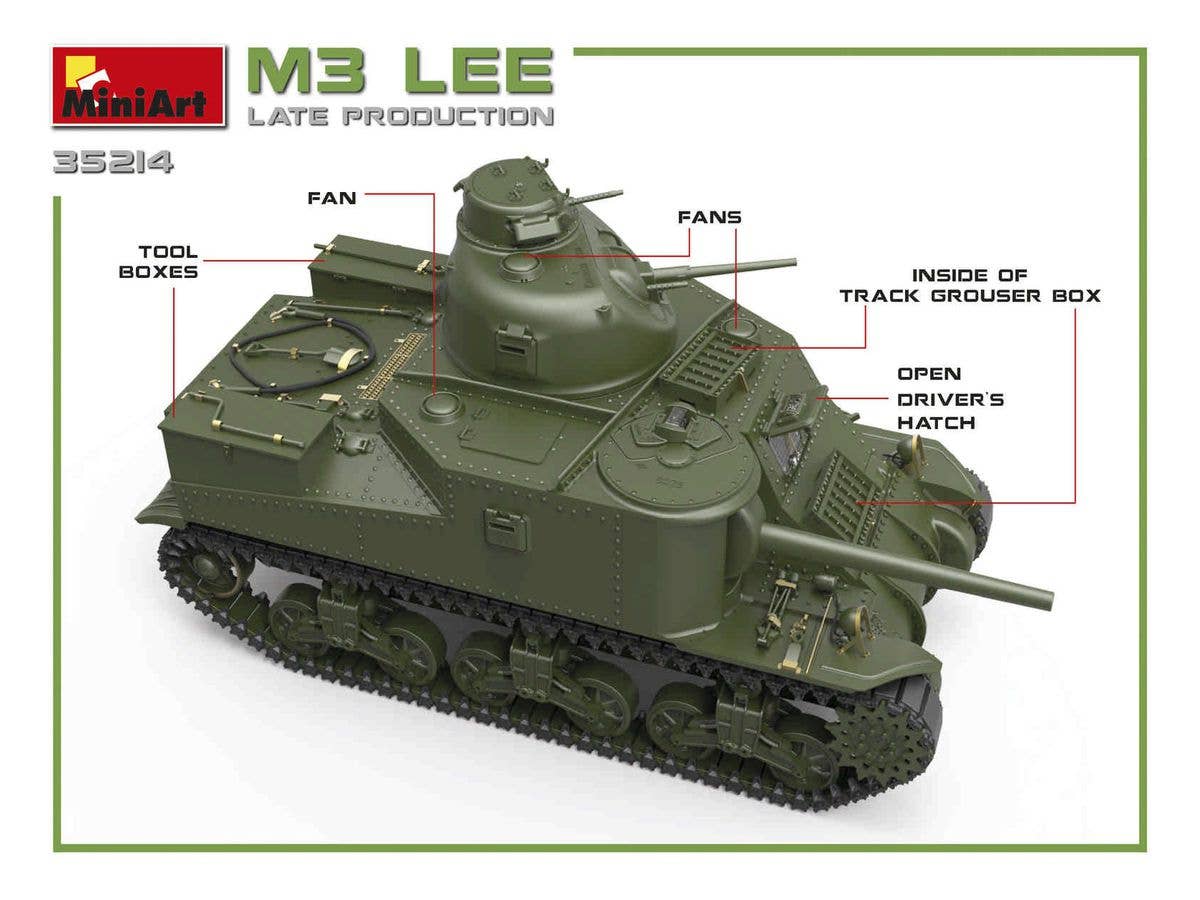 MiniArt 1/35 M3 Lee Late Production | 4820183312273