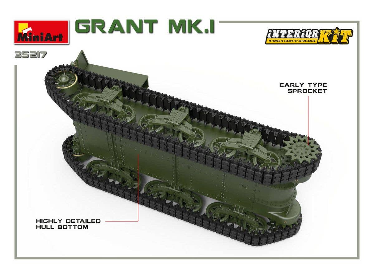 Miniart 1/35 Grant Mk.I Interior Kit | 4820183312280