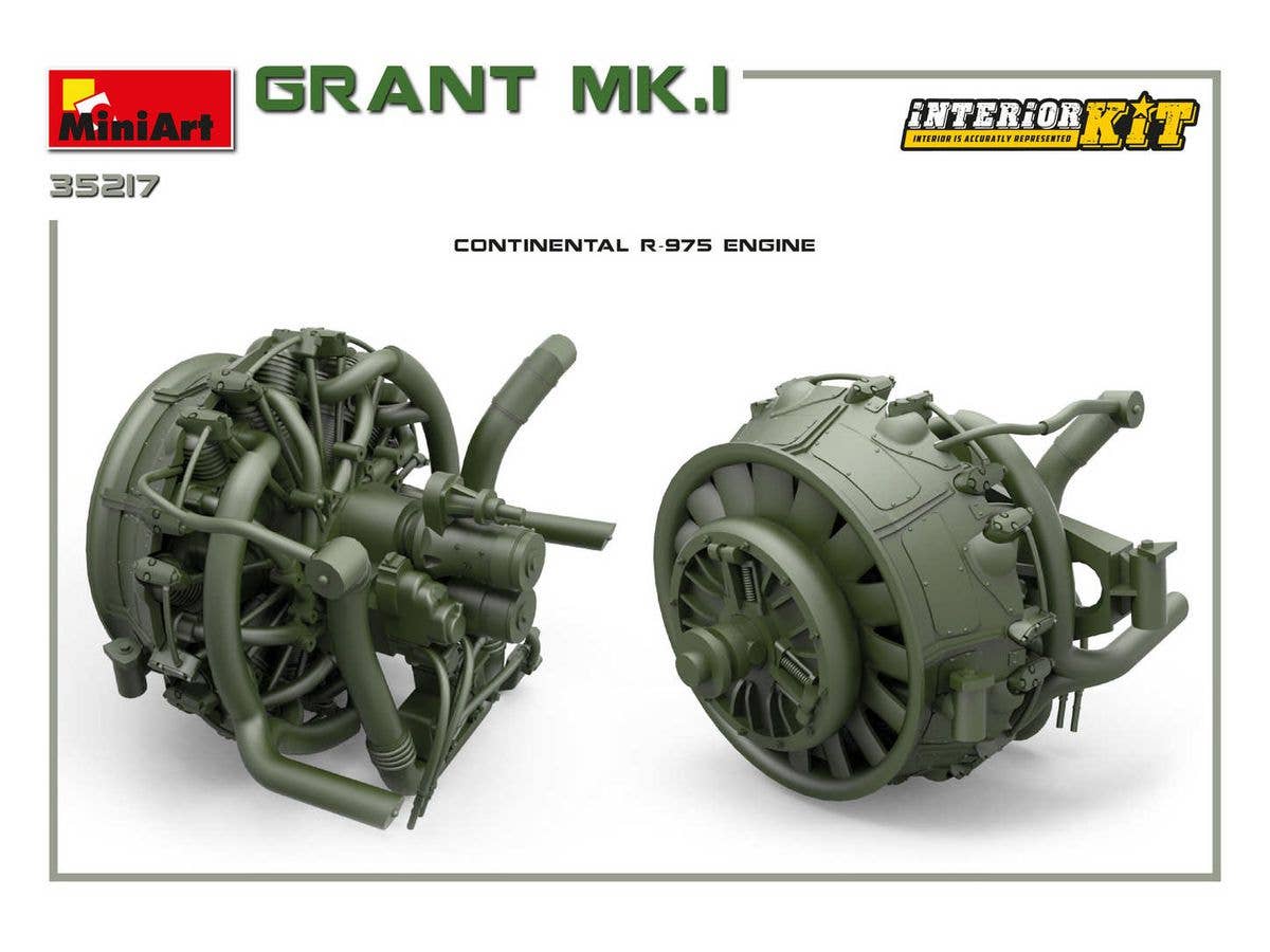 Miniart 1/35 Grant Mk.I Interior Kit | 4820183312280