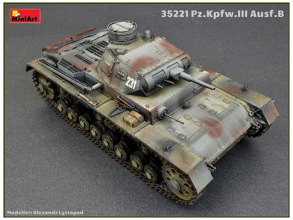 MiniArt 1/35 Pz.Kpfw.3 Ausf.B w/Crew | 4820183311450