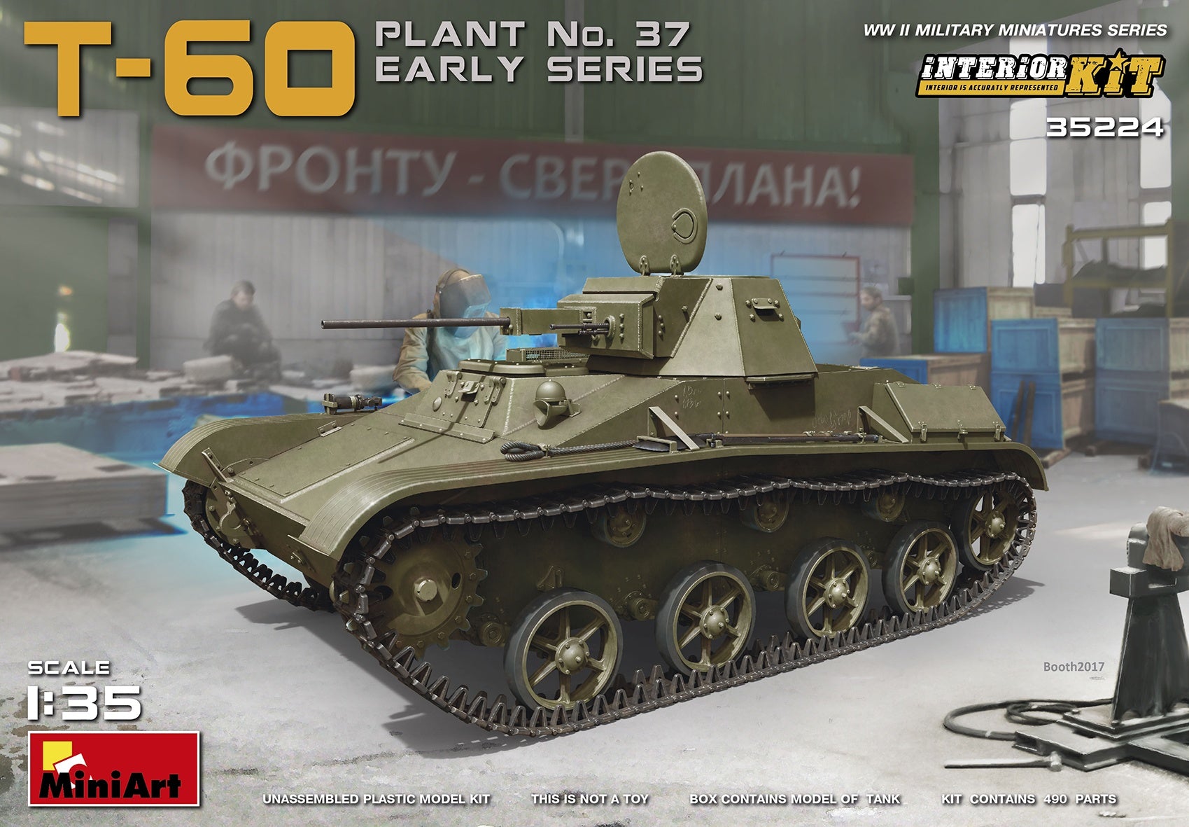 MiniArt 1/35 T-60 (Plant No.37) Early Series. Interior Kit | 4820183311153
