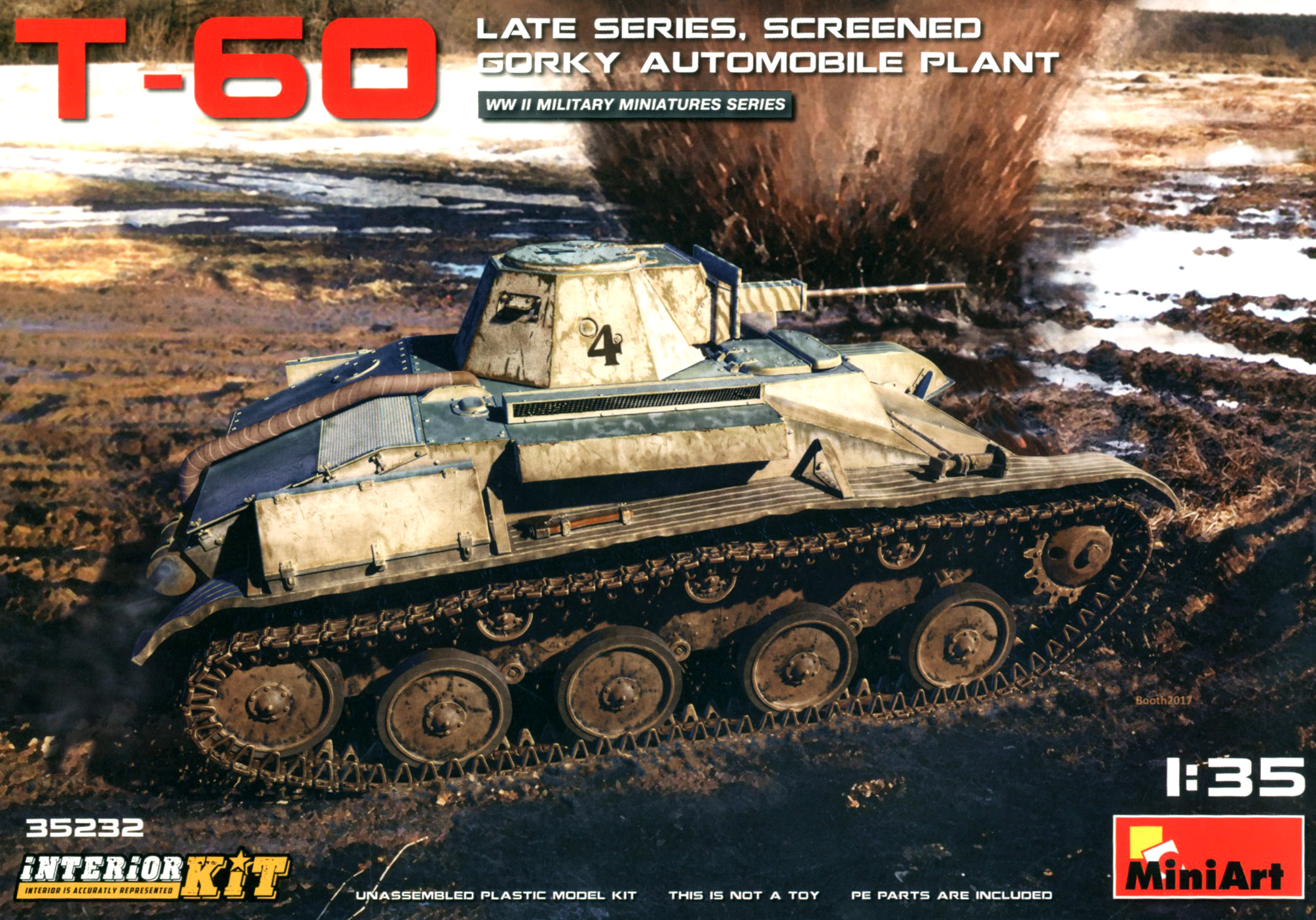 Miniart [35232] 1/35 T-60 Late Series, Screened (Gorky Automobile Plant) Interior Kit | 4820183311375