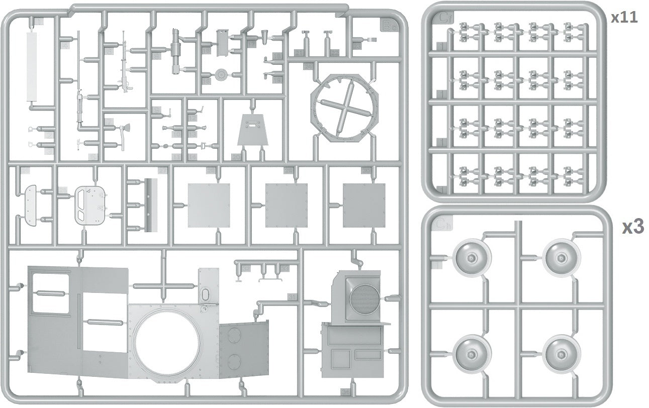 Miniart [35232] 1/35 T-60 Late Series, Screened (Gorky Automobile Plant) Interior Kit | 4820183311375