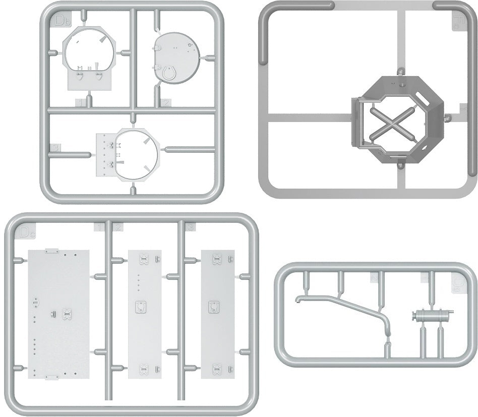 Miniart [35232] 1/35 T-60 Late Series, Screened (Gorky Automobile Plant) Interior Kit | 4820183311375