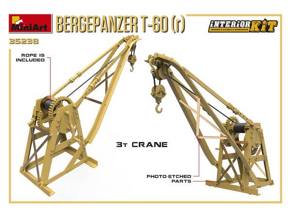 MiniArt 1/35 Bergepanzer T-60 ( r ) Interior Kit | 4820183312082