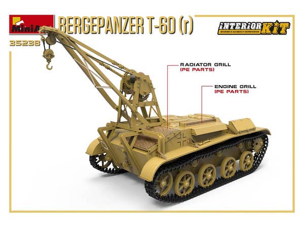 MiniArt 1/35 Bergepanzer T-60 ( r ) Interior Kit | 4820183312082