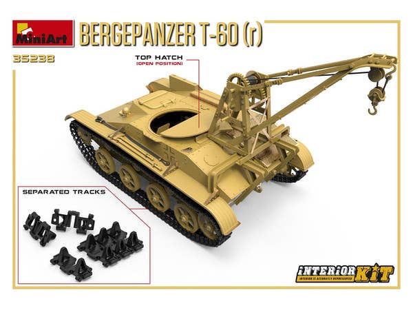 MiniArt 1/35 Bergepanzer T-60 ( r ) Interior Kit | 4820183312082