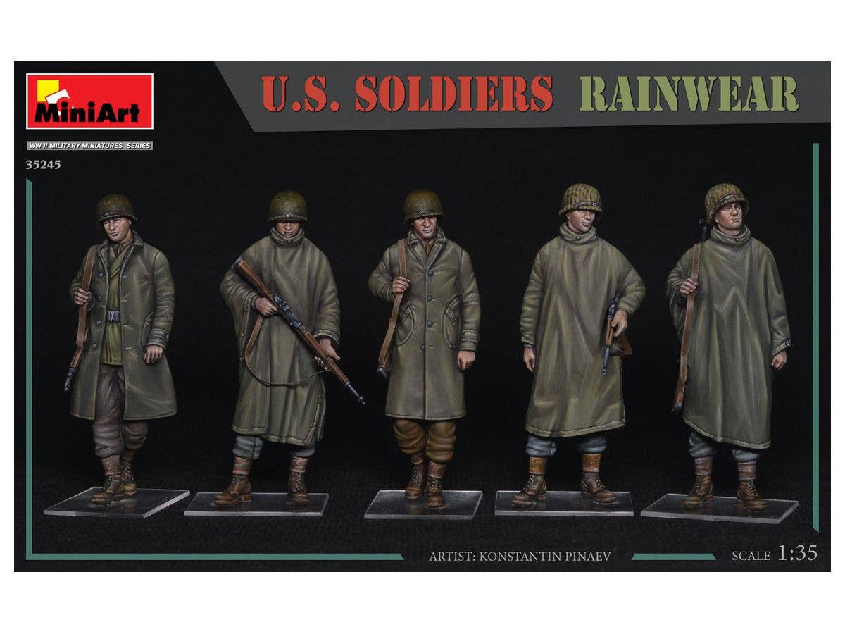 MiniArt 1/35 U.S. Soldiers Rainwear | 4820183314208