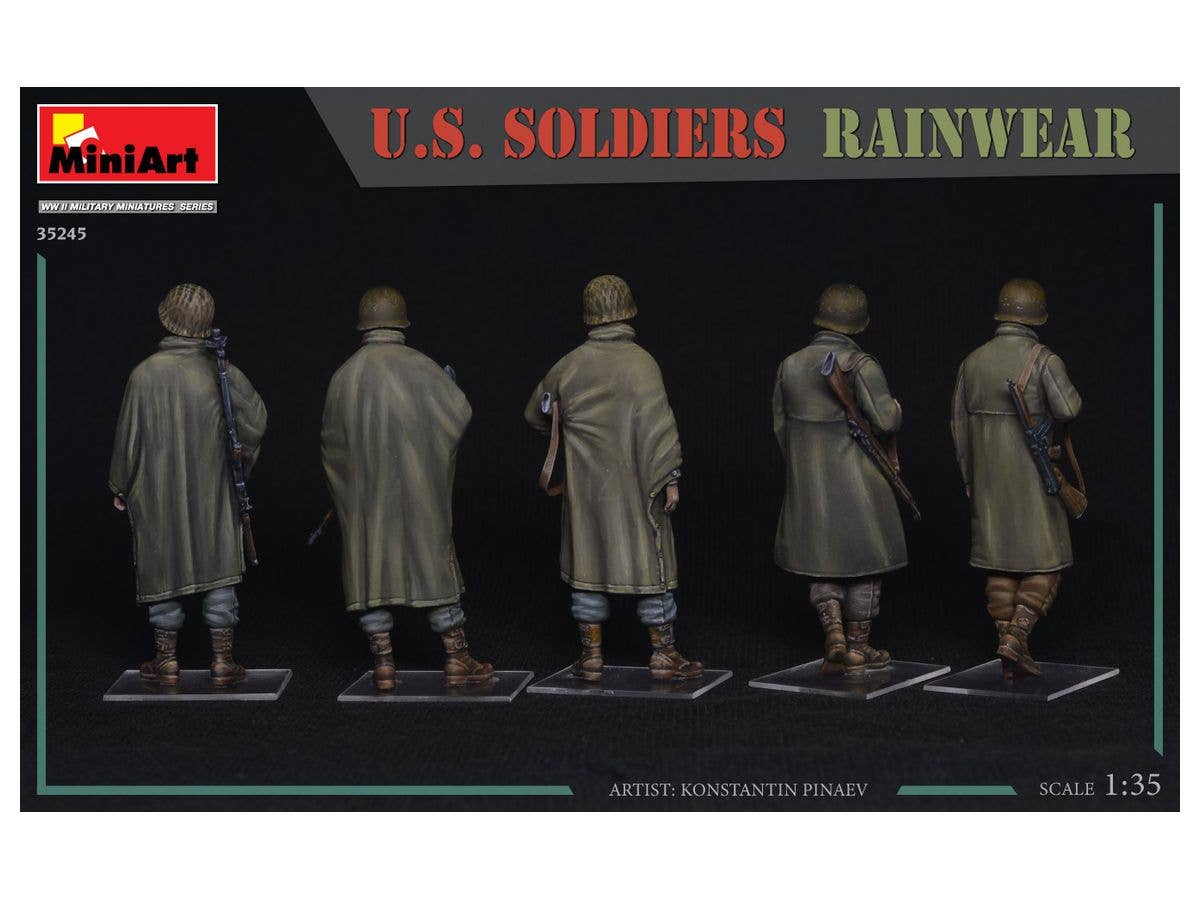 MiniArt 1/35 U.S. Soldiers Rainwear | 4820183314208