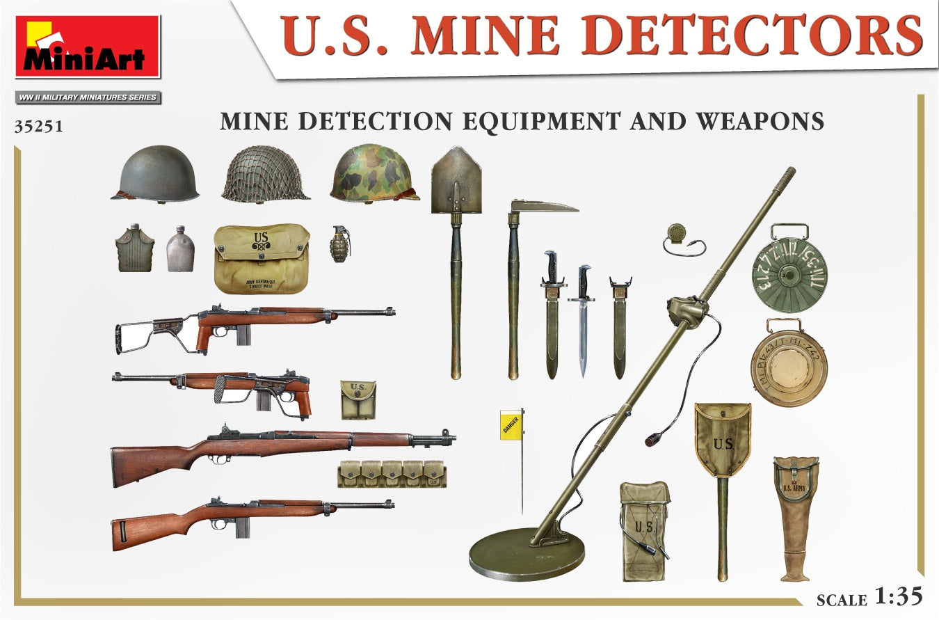 Miniart 1/35 U.S. Mine Detectors | 4820183314581