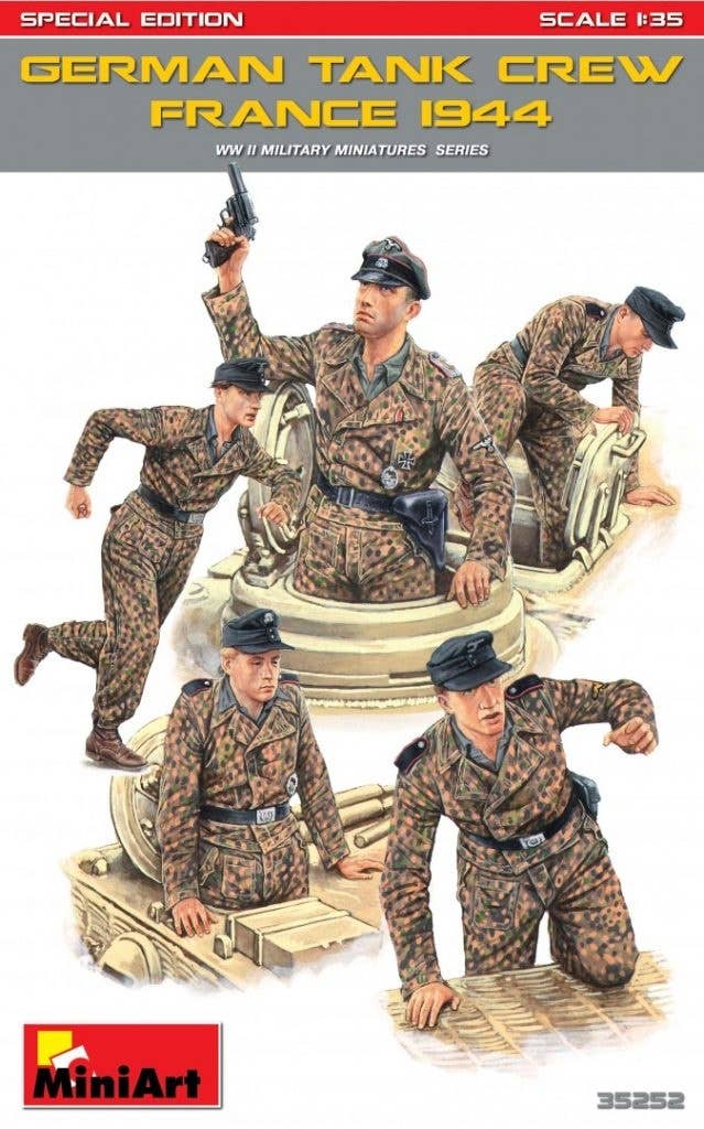 Miniart [35252] 1/35 German Tank Crew (France 1944). Special Edition | 4820183311221