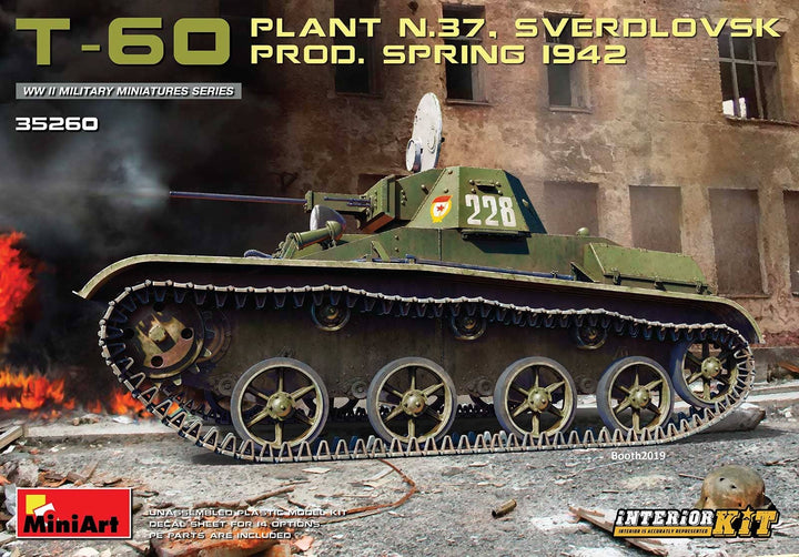 MiniArt 'T-60 (Plant .37) Prod.Spring 1942. Interior Kit' | 4820183312181