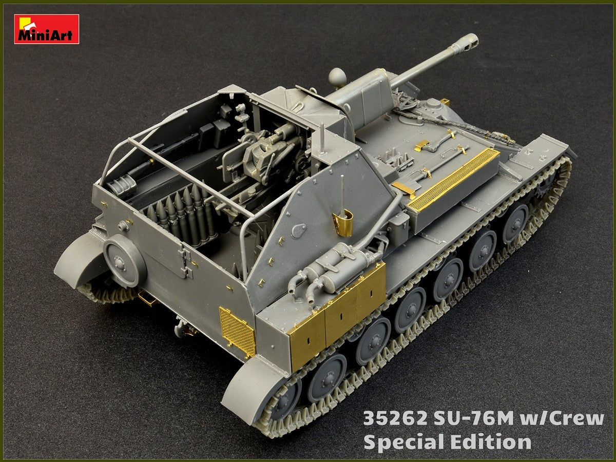Miniart [35262] 1/35 SU-76M w/Crew Special Edition | 4820183311382