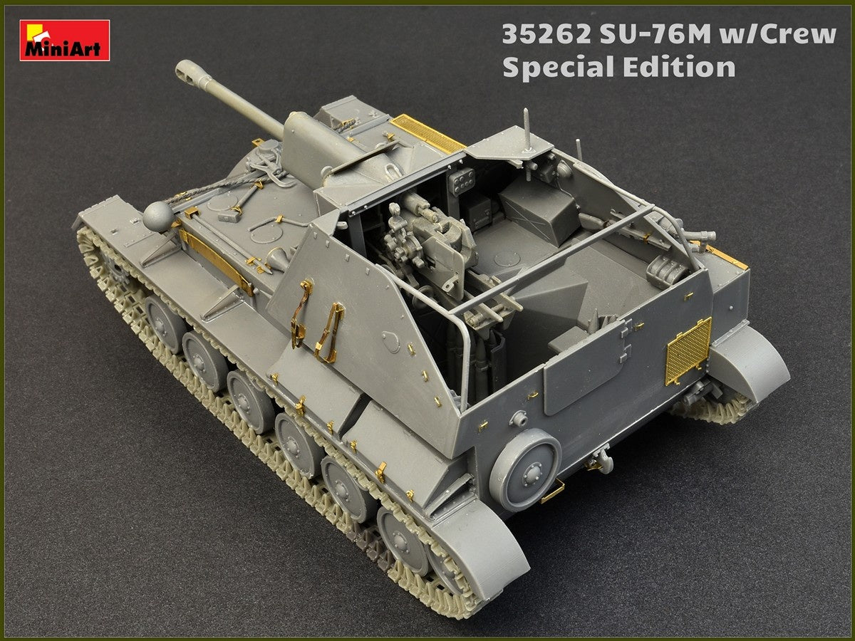 Miniart [35262] 1/35 SU-76M w/Crew Special Edition | 4820183311382