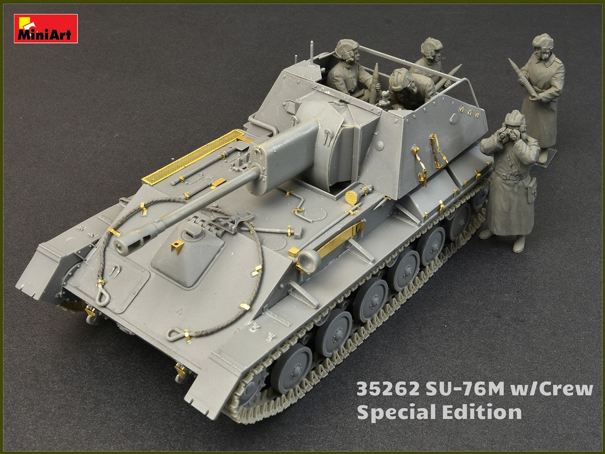 Miniart [35262] 1/35 SU-76M w/Crew Special Edition | 4820183311382