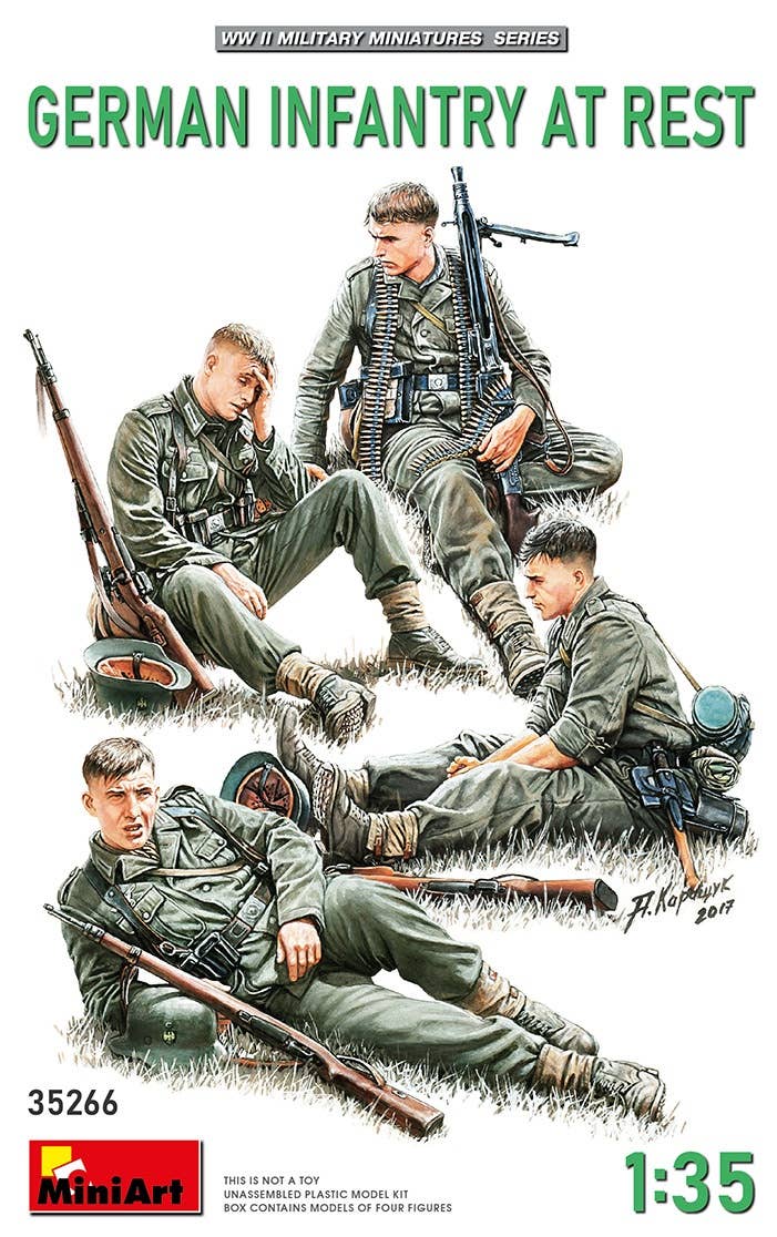 MiniArt 1/35 German Infantry at Rest | 5905090346098