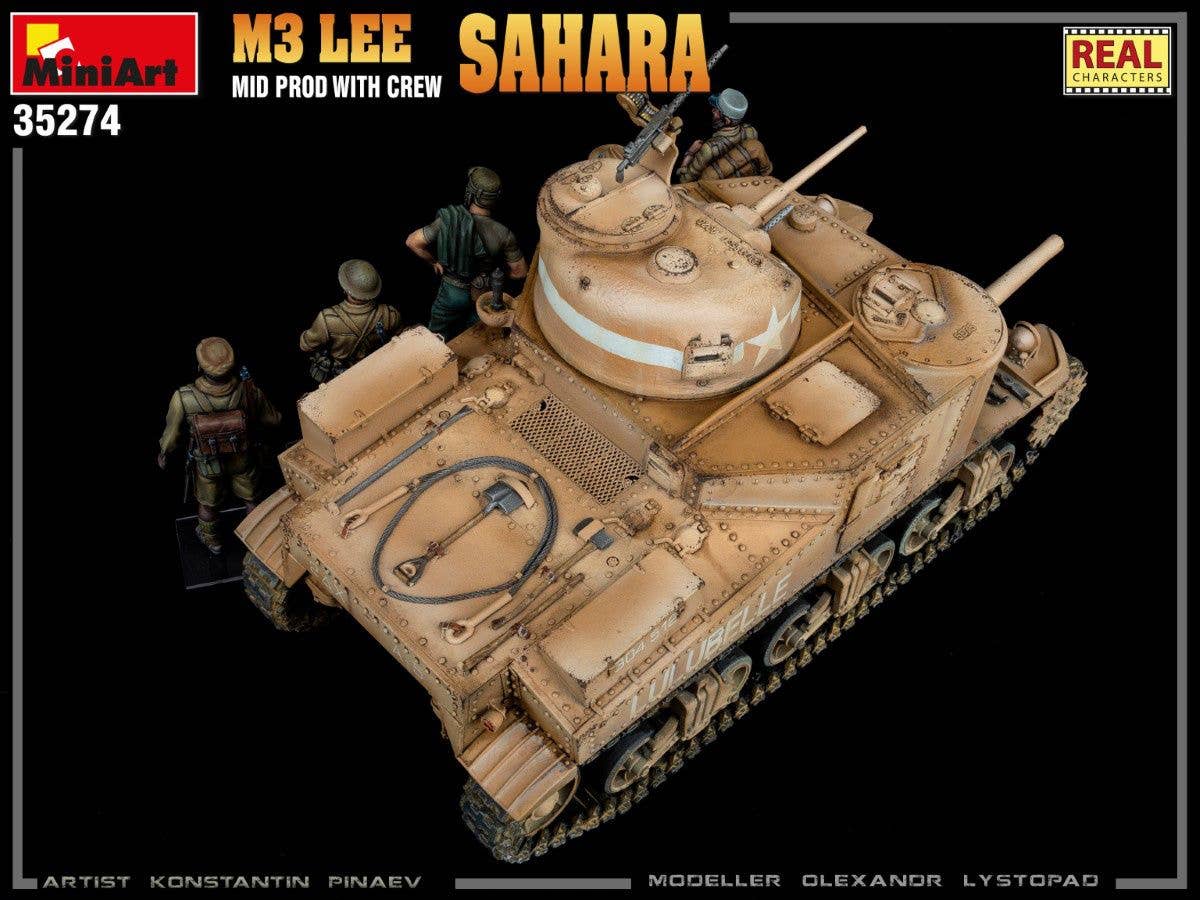 MiniArt 1/35 M3 Lee Mid Prod. Sahara w/Crew | 4820183314062