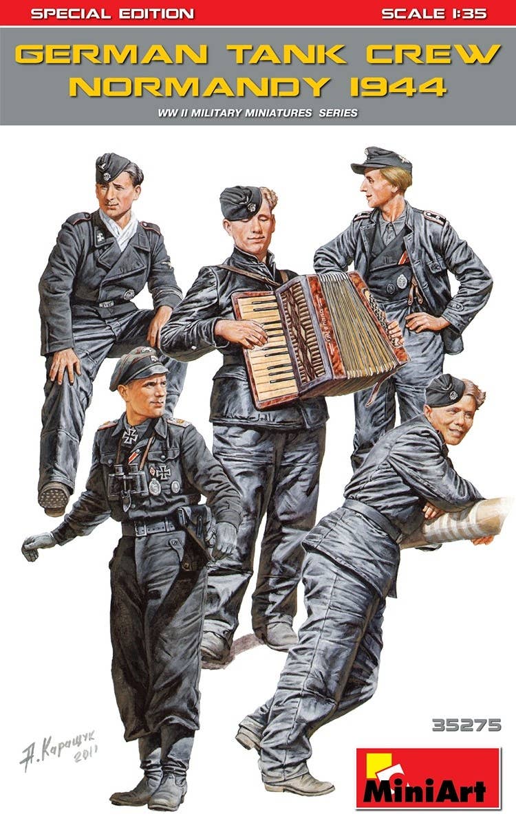MiniArt 1/35 German Tank Crew ( Normandy 1944 ) Special Edition | 4820183311641