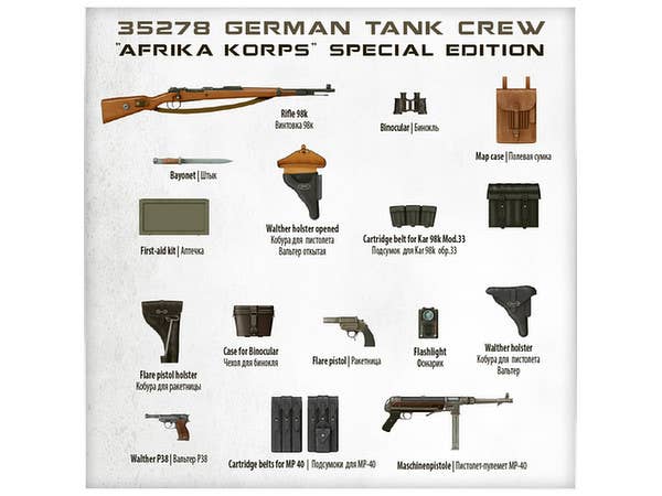 MiniArt 1/35 German Tank Crew 'Afrika Korps' Special Edition | 4820183311894