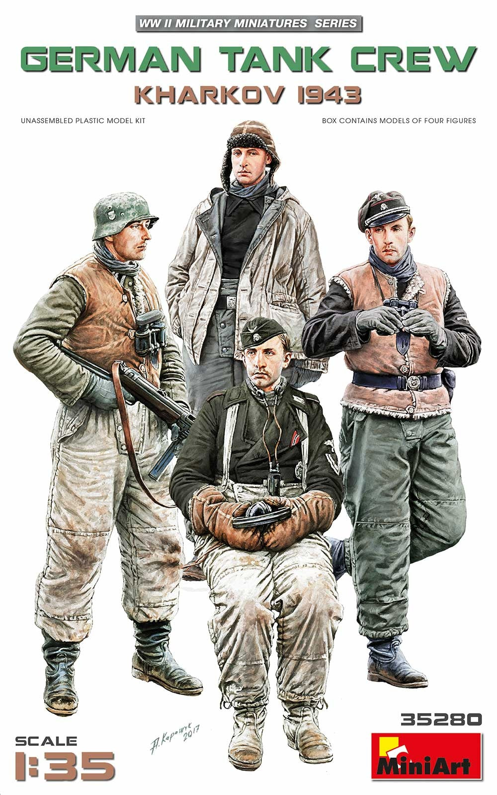 MiniArt German Tank Crew Kharkov 1943' | 4820183312198
