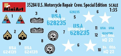 MiniArt U.S. Motorcycle Repair Crew. Special Edition (1/35) | 4820183311900