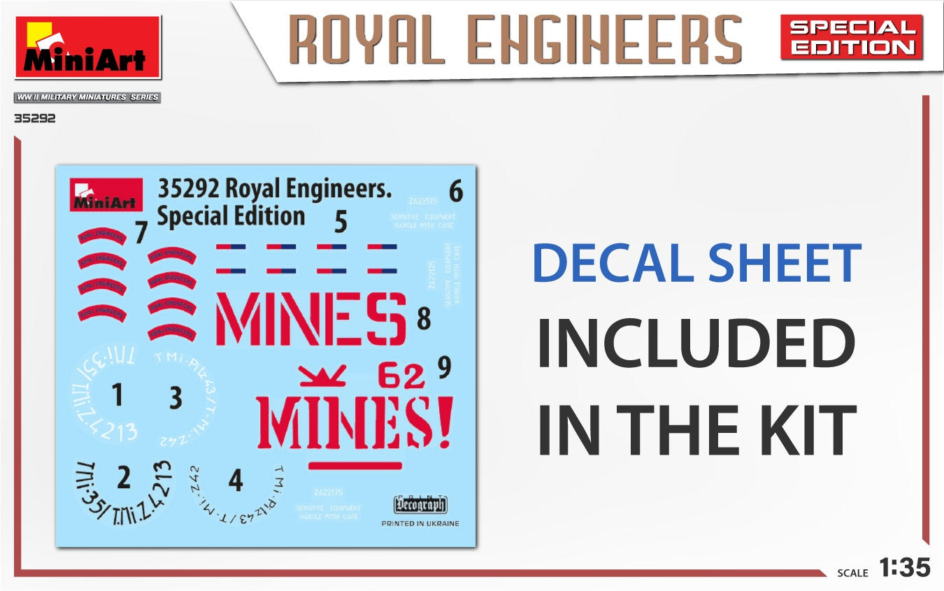 MiniArt 1/35 Royal Engineers. Special Edition | 4820183314215