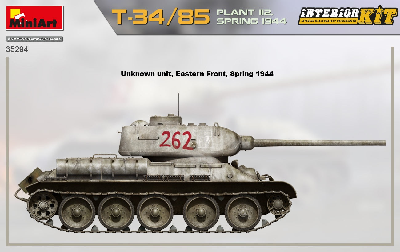 Miniart 1/35 T-34-85 Plant 112 Spring 1944, Interior Kit | 4820183313782
