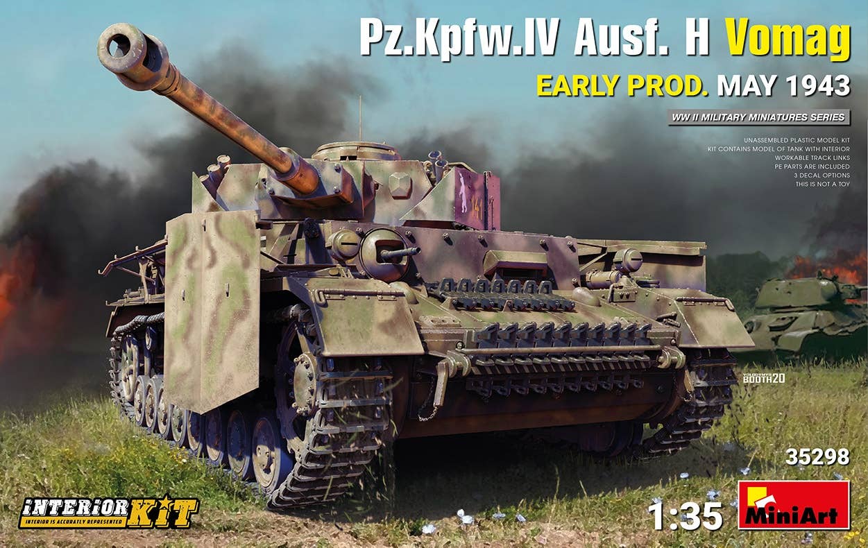MiniArt 1/35 Pz.Kpfw.IV Ausf. H Vomag. Early Production May 1943 Interior Kit | 4820183313478