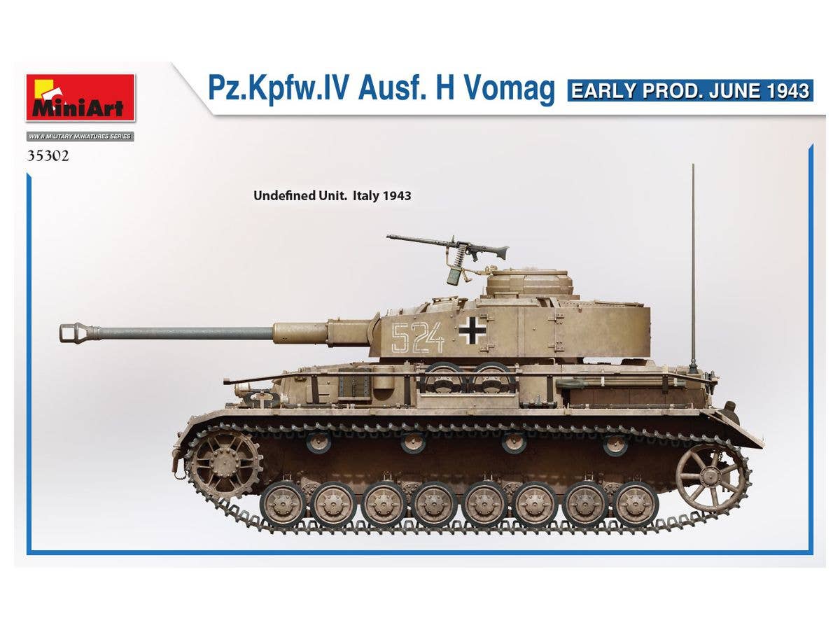 MiniArt 1/35 Pz.Kpfw.IV Ausf. H Vomag. Early Production June 1943 | 4820183313553
