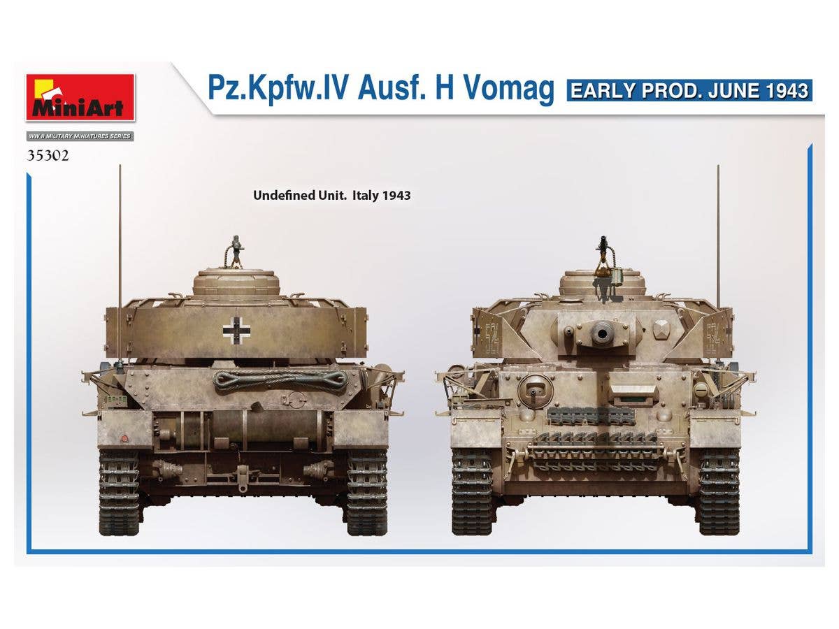 MiniArt 1/35 Pz.Kpfw.IV Ausf. H Vomag. Early Production June 1943 | 4820183313553