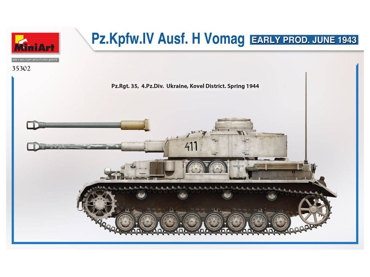 MiniArt 1/35 Pz.Kpfw.IV Ausf. H Vomag. Early Production June 1943 | 4820183313553