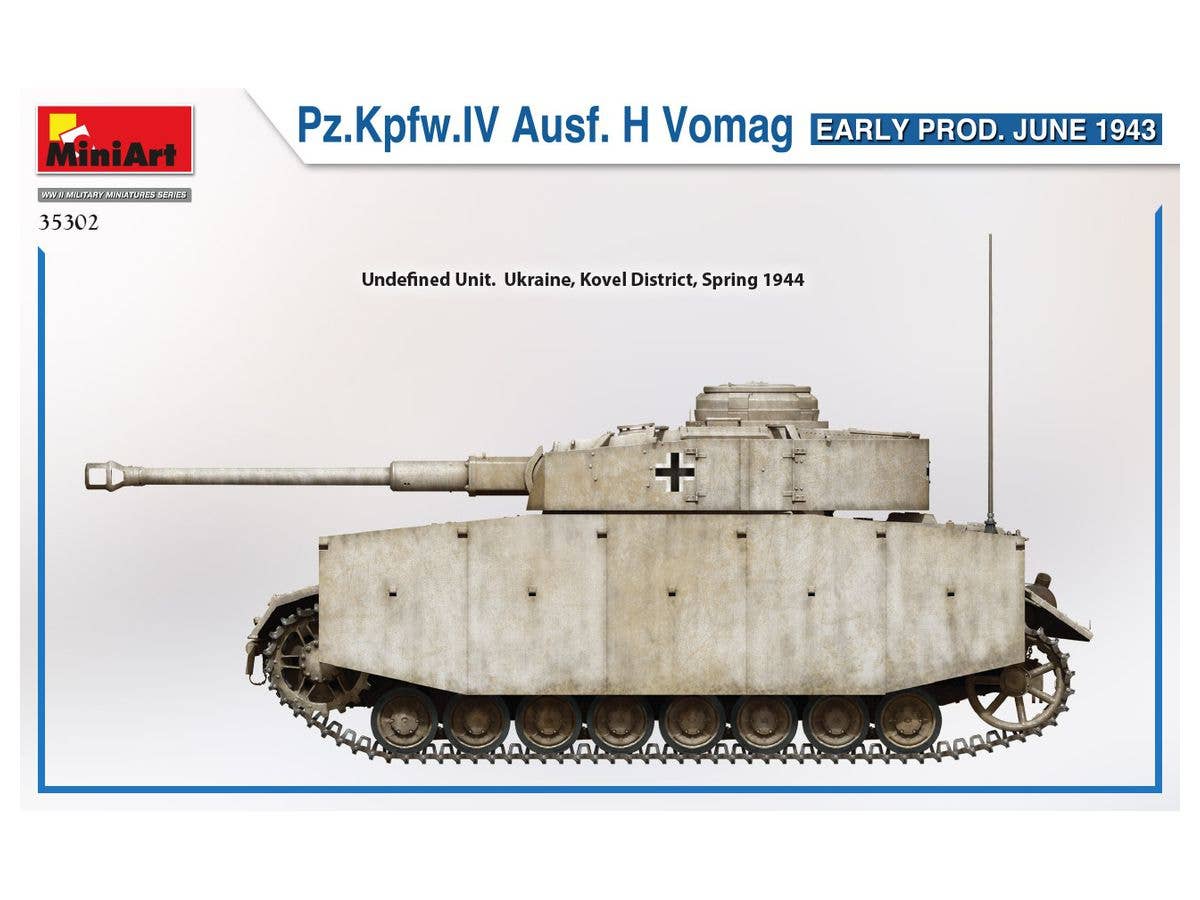 MiniArt 1/35 Pz.Kpfw.IV Ausf. H Vomag. Early Production June 1943 | 4820183313553