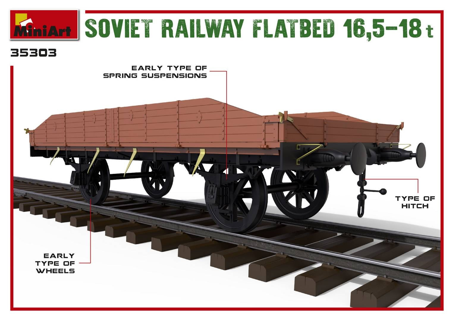 Soviet Railway Flatbed 16,5-18 t | 4820183312112