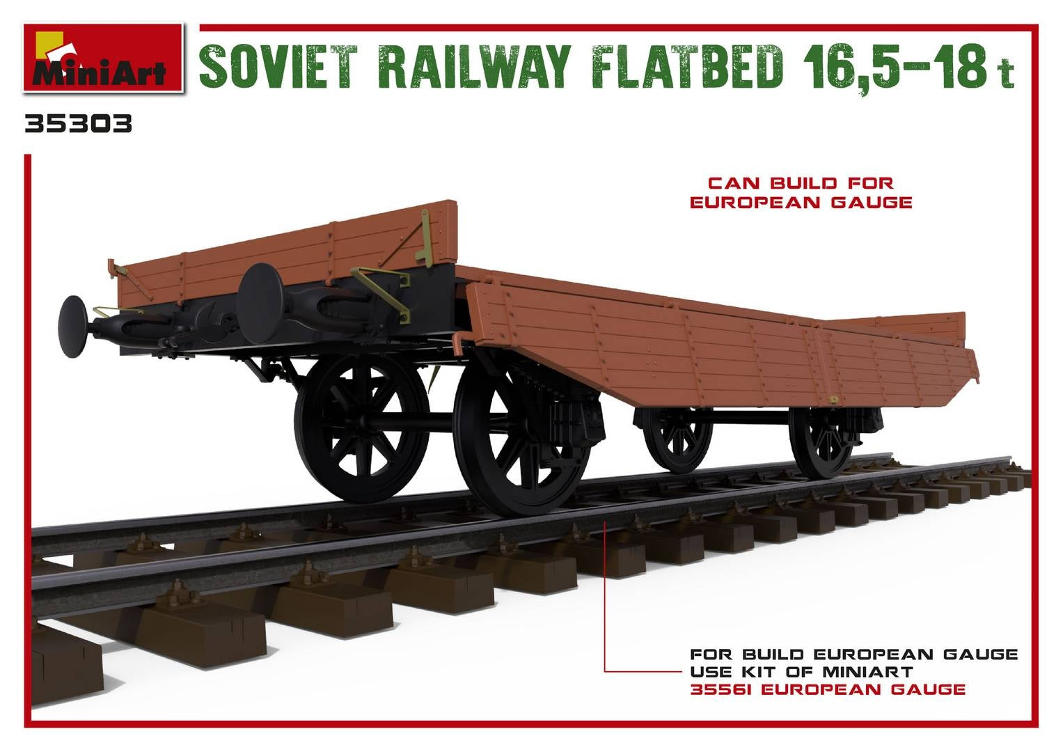 Soviet Railway Flatbed 16,5-18 t | 4820183312112