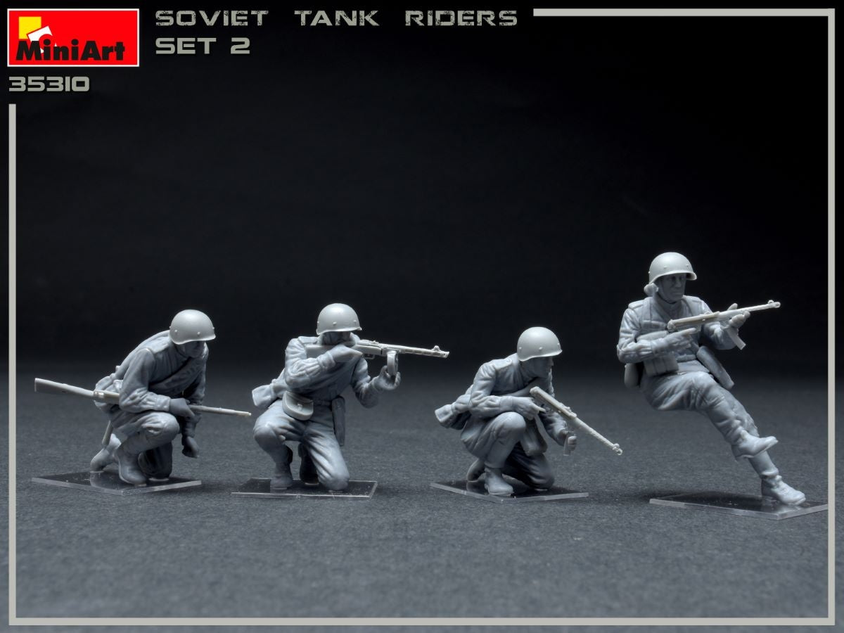 MiniArt 1/35 Soviet Infantry Tank Riders Set 2 | 4820183313010